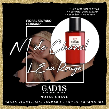 Perfume Gadis 1188 Inspirado em N1 de Chanel LEau Rouge Contratipo